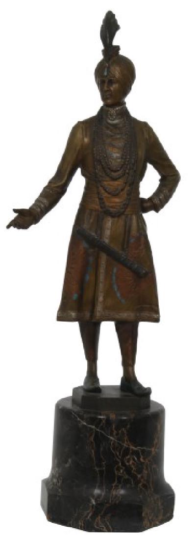 Bruno Zach Bronze Indian Sultan Sculpture (1 of 10)