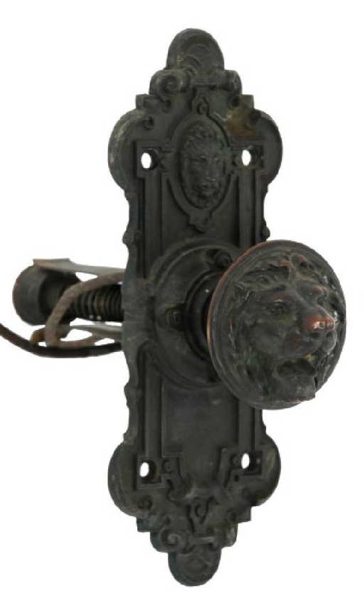 Victorian Lion's Head Door Bell Pull - Victorian Lion's Head Door Bell Pull