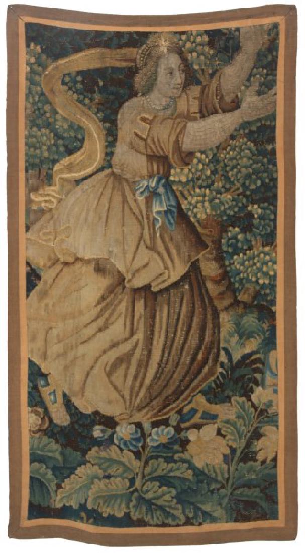 Hand Made Figural Wall Tapestry (1 of 10)