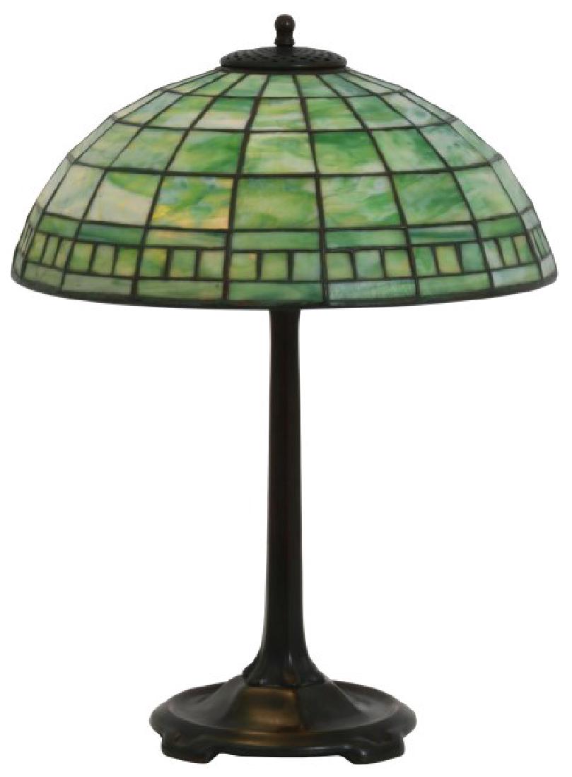 16 in. Tiffany Studios Geometric Table Lamp (1 of 10)