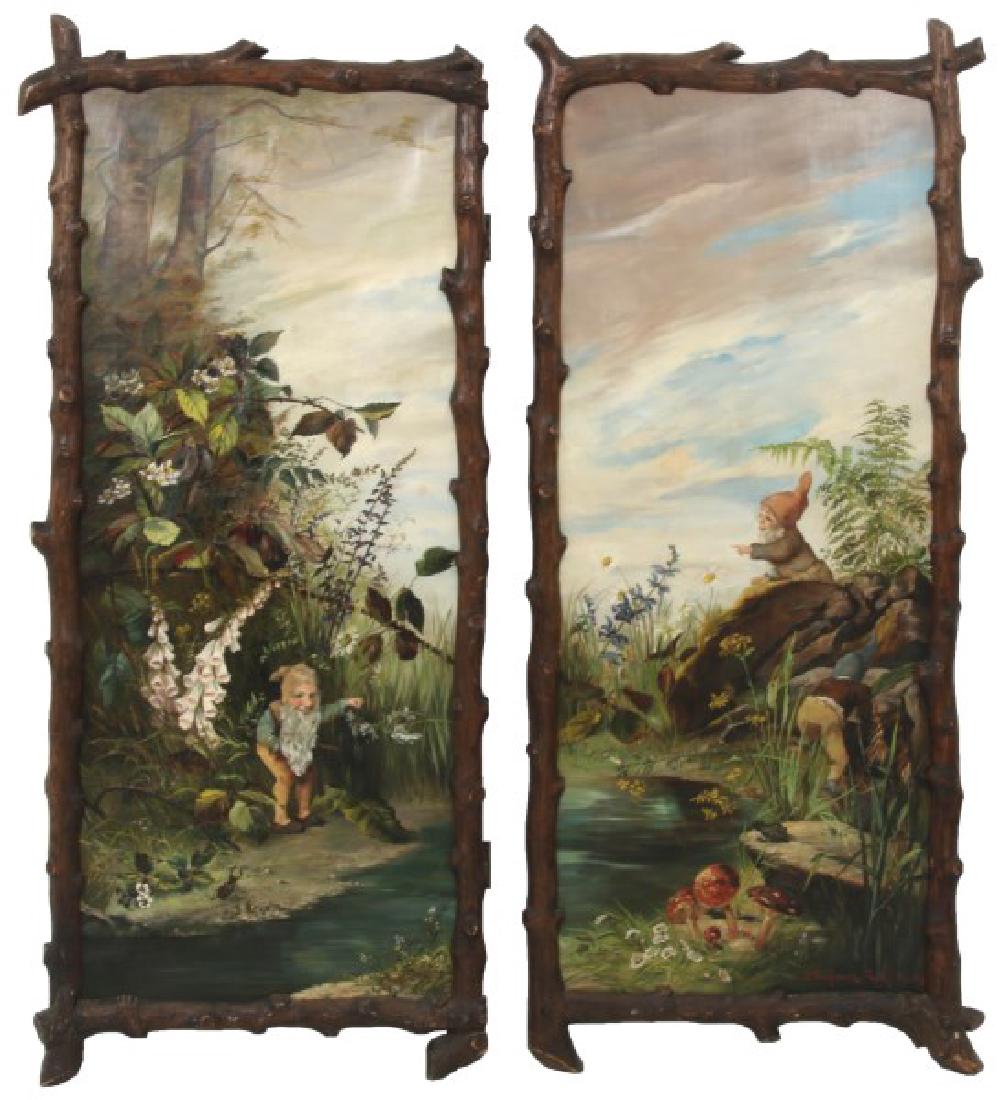 2 Panel O/C & Carved Dressing Screen (1 of 9)