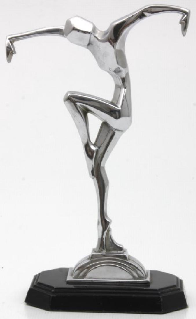 Ronson Chrome Deco Figural Dancer (1 of 8)