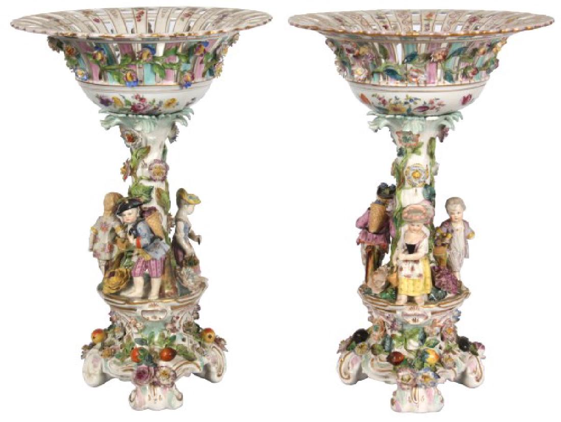 Pr. Meissen, Carl Thieme Porcelain Compotes (1 of 10)