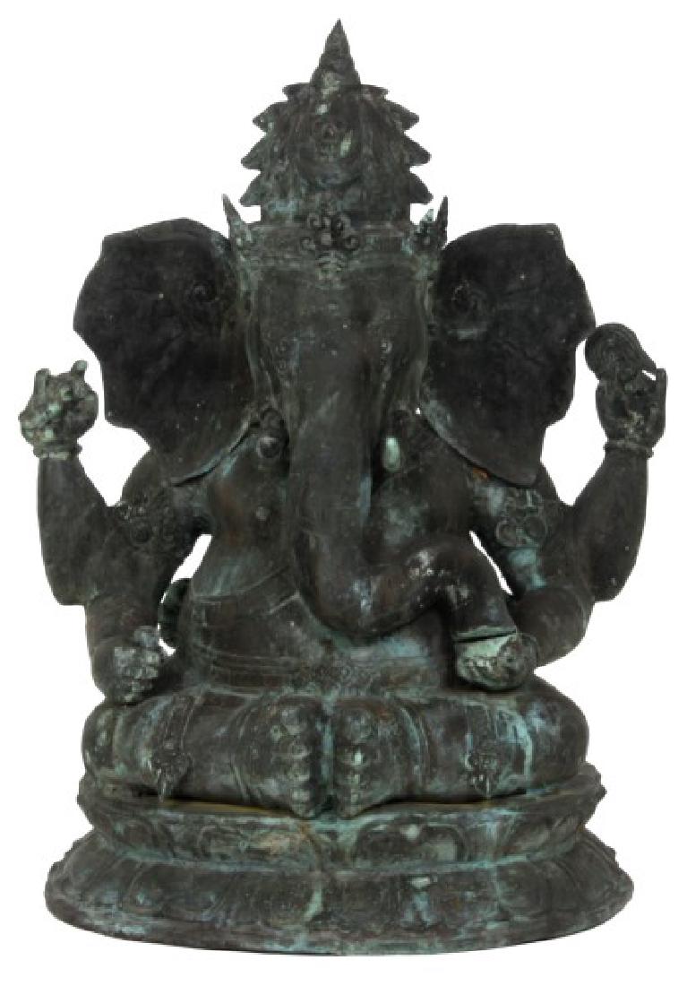 Buddhist Bronze Ganesh Sculpture (1 of 9)