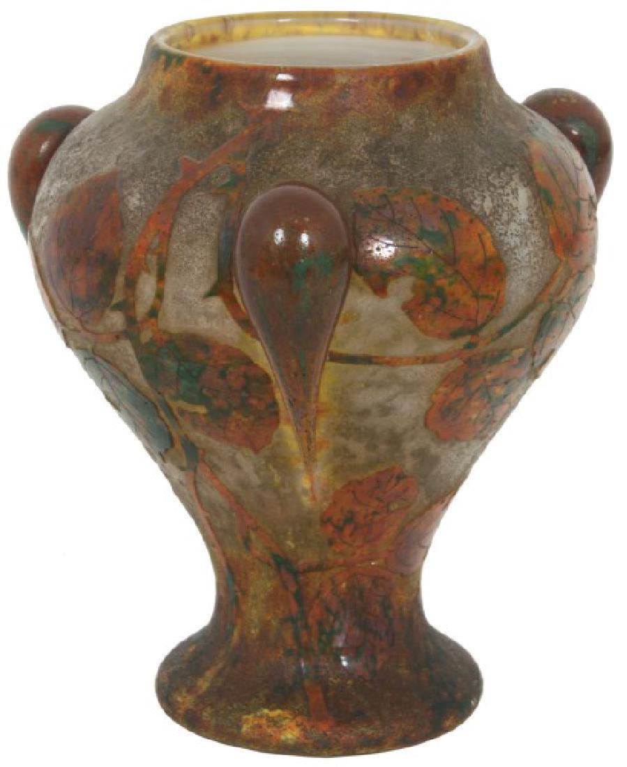 Daum Nancy Cameo Art Glass Vase (1 of 6)