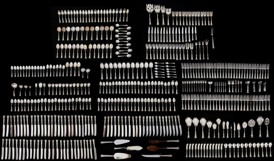 464 Pcs. International Sterling Flatware (1 of 10)