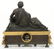 French Bronze Mantle Clock, (Henri Picard) - 8