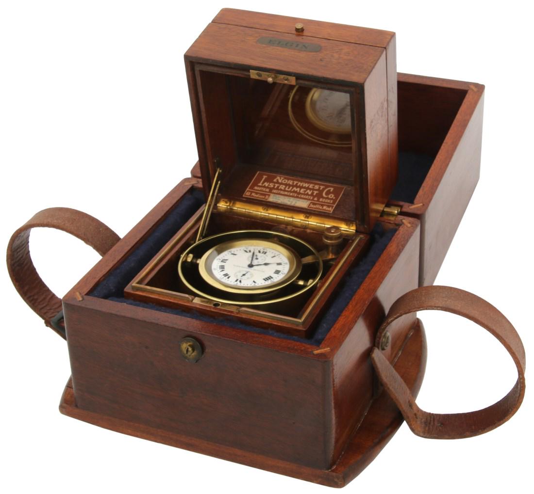 Elgin Father Time Deck Watch Chronometer (1 of 10)