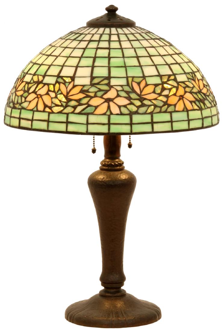 16 in. Unique Leaded Table Lamp (1 of 10)