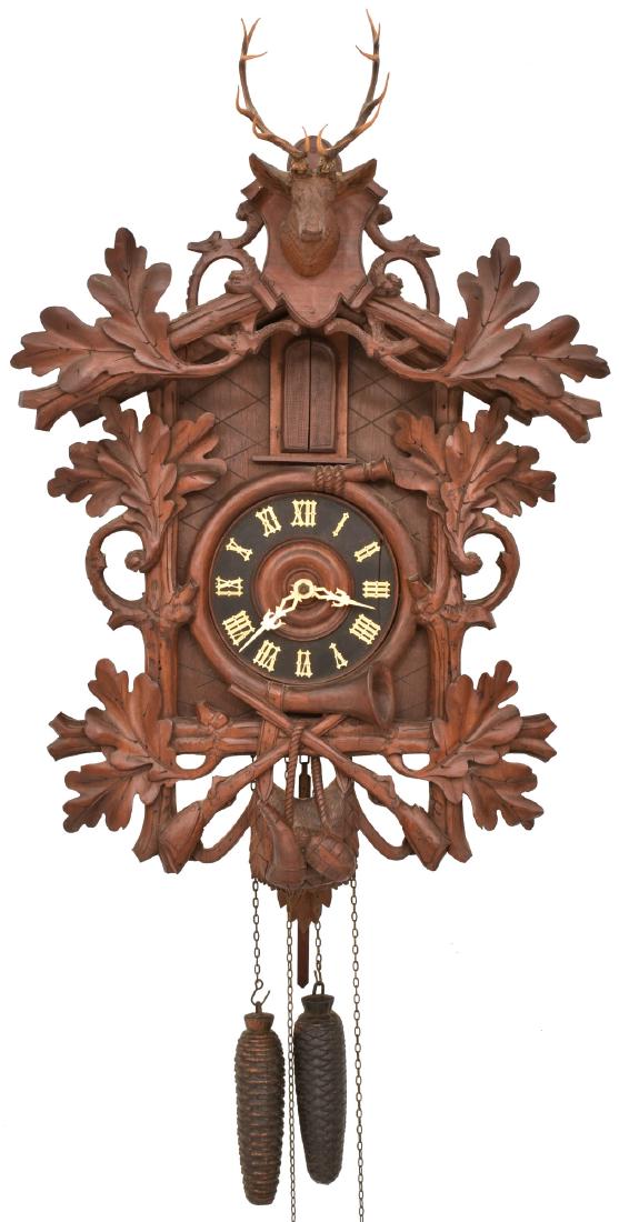 Black Forest Trumpeter Cuckoo Clock