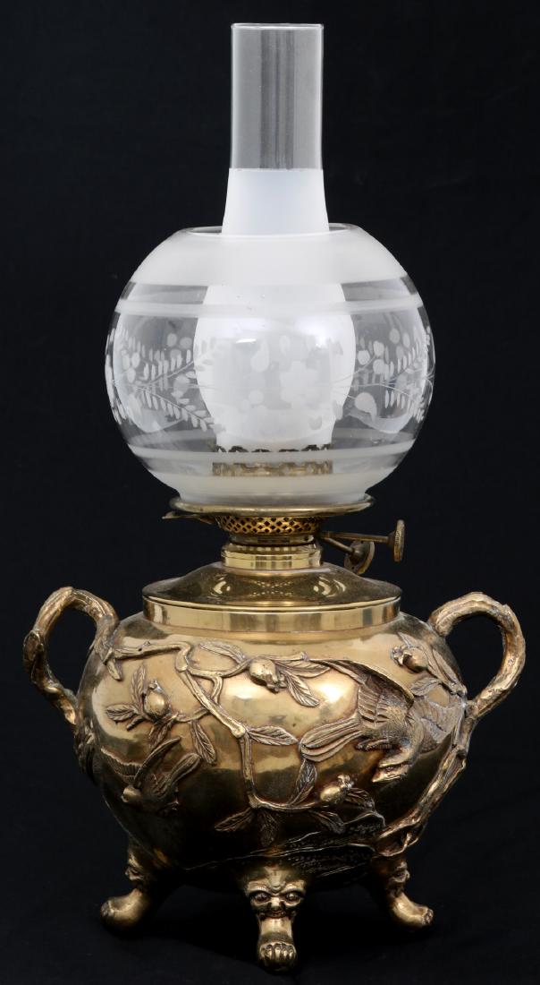 Aesthetic Bronze Parlor Lamp (1 of 9)