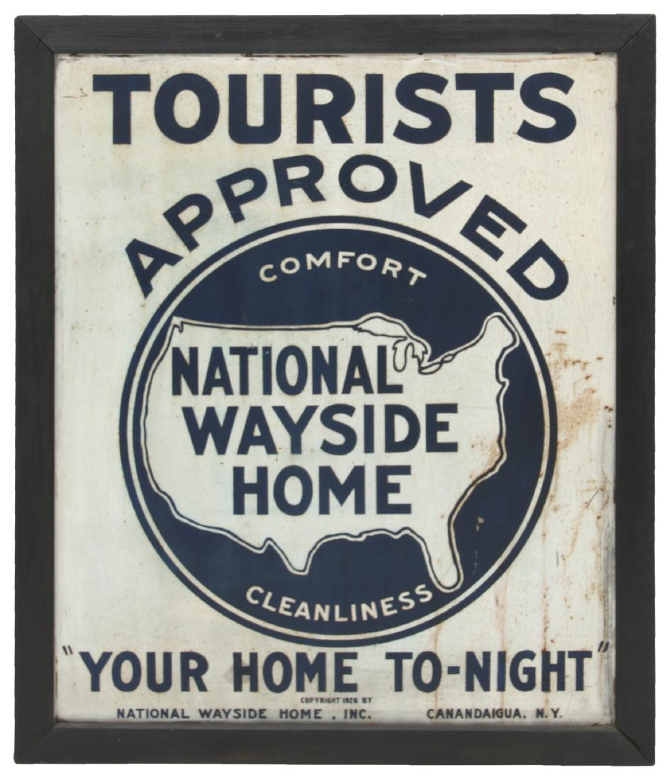 Double Sided Porcelain Advertising Sign (1 of 8)