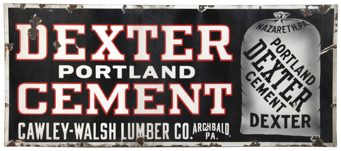 Dexter Portland Cement Porcelain Sign (1 of 6)