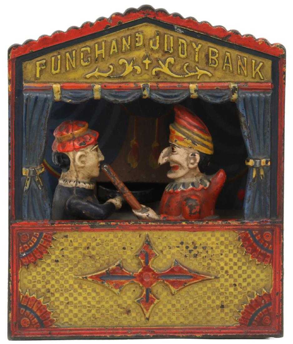 Punch & Judy Cast Iron Mechanical Bank (1 of 10)
