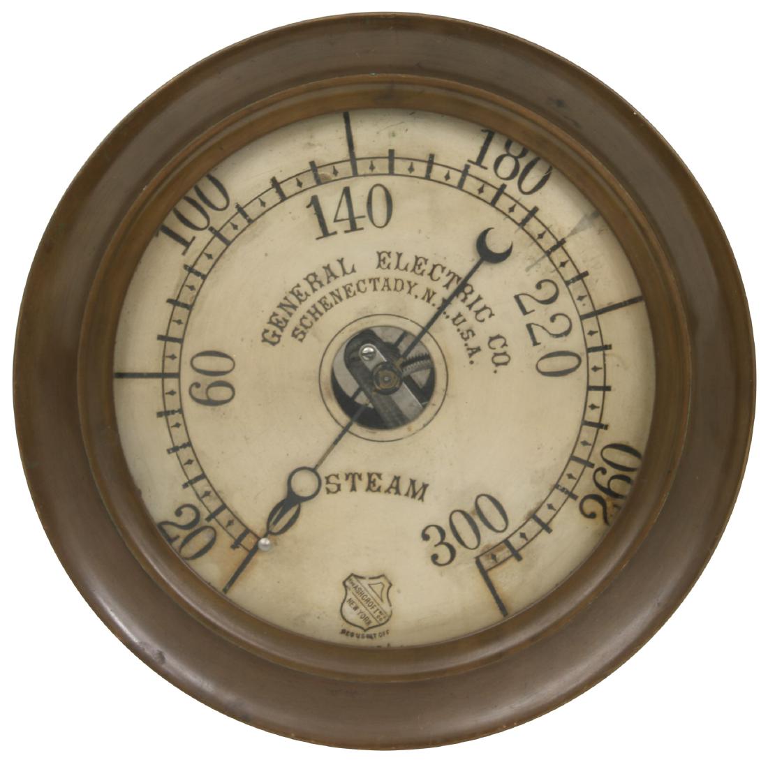 8 in. Ashcroft Mfg. Co. Brass Steam Gauge (1 of 9)
