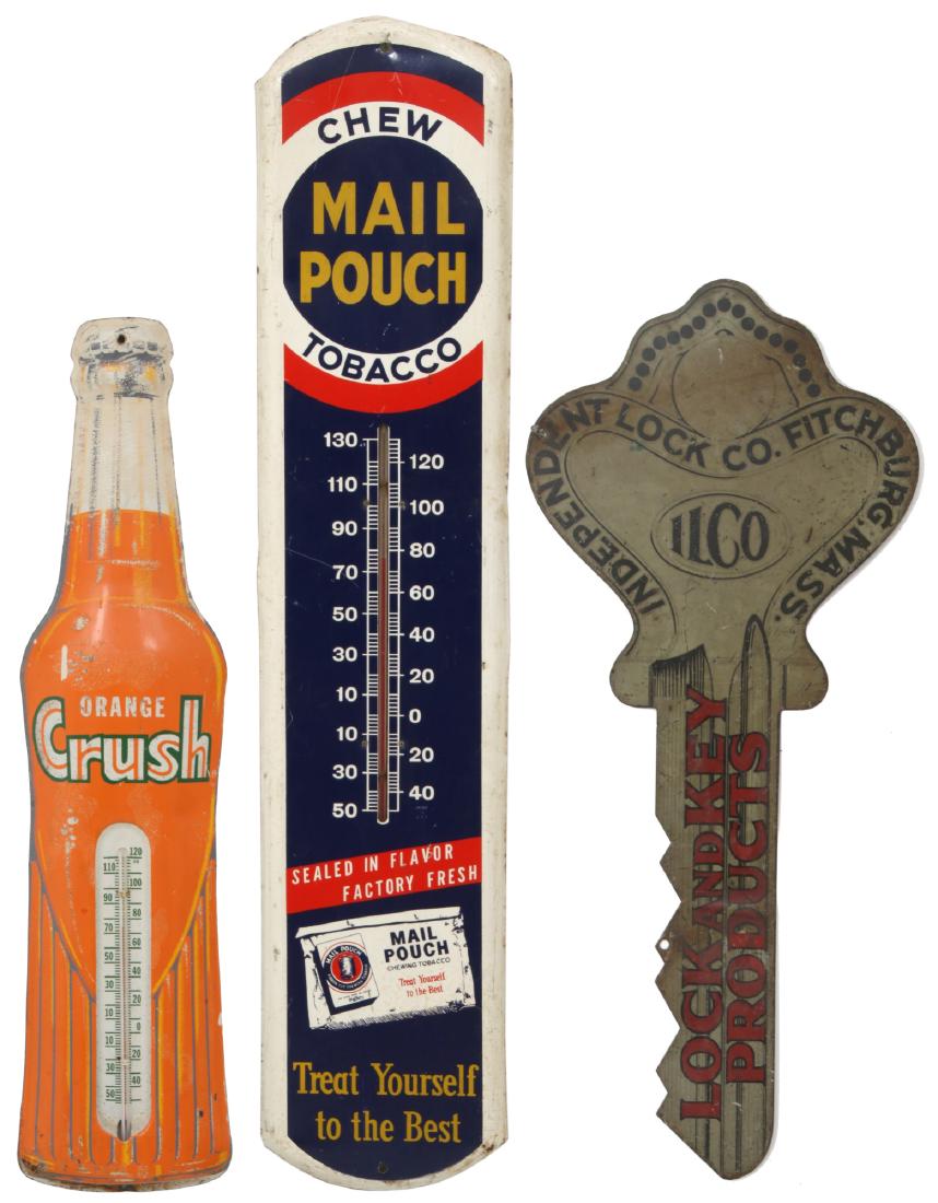 3 Tin Litho Advertising Signs (1 of 10)