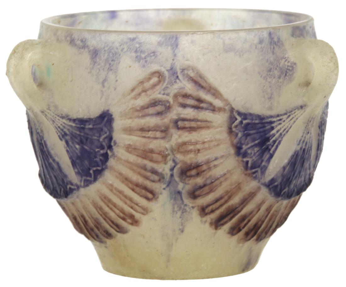 G. Argy-Rousseau Pate De Verre Lotus Loving Cup (1 of 7)