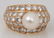Cartier 18K Gold, Diamond & Pearl Ring - 2