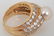 Cartier 18K Gold, Diamond & Pearl Ring - 7