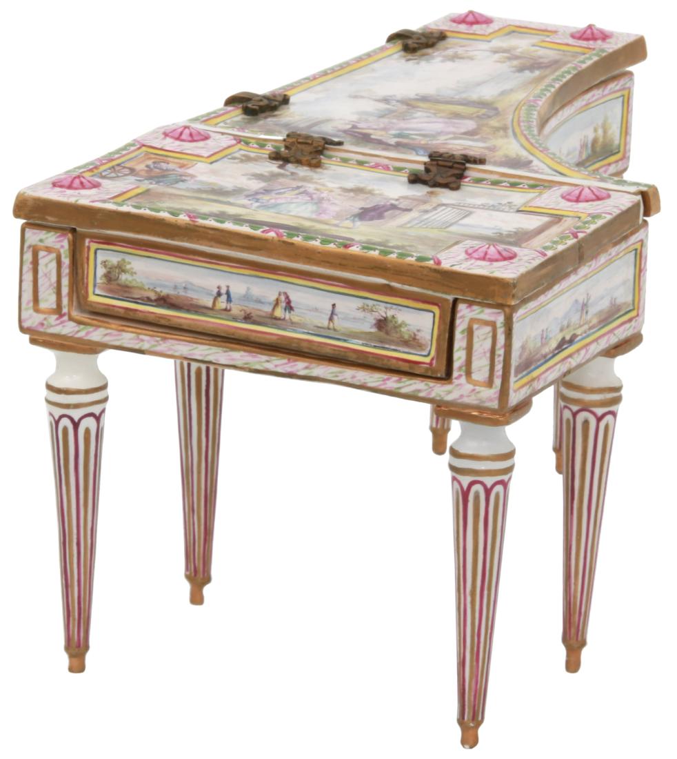 Marseille France Faience Porcelain Ink Stand (1 of 10)