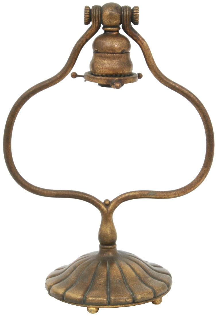 Tiffany Studios Dore Bronze Harp Desk Lamp Base (1 of 8)