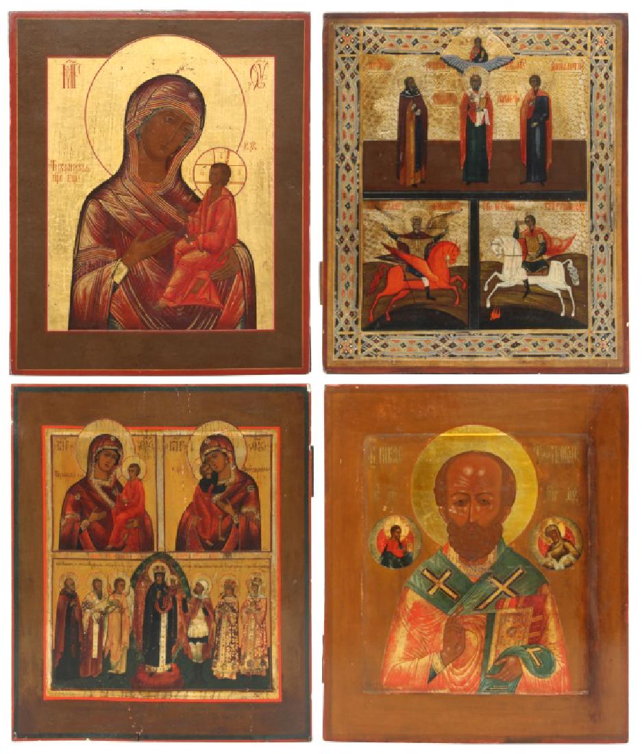 4 Russian Tempra on Panel Icons (1 of 10)