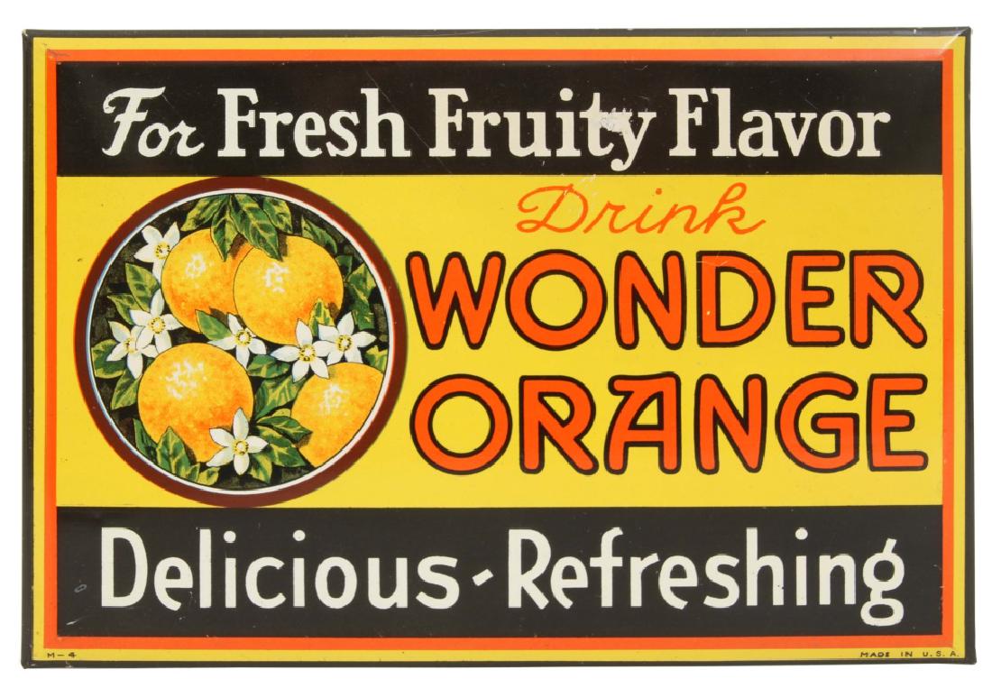 Tin Wonder Orange Advertising Sign (1 of 6)