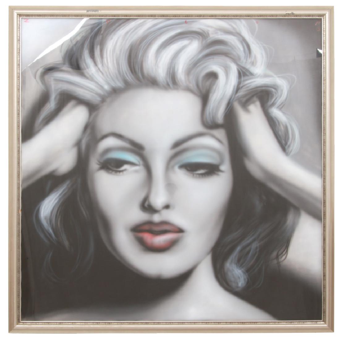 Zilon Acrylic On Canvas "Templar's Girl" (1 of 8)