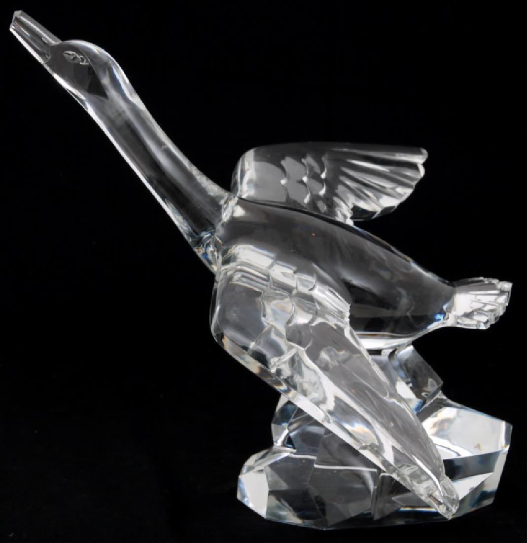Signed Baccarat Crystal Goose (1 of 10)