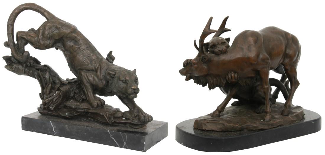 2 European Bronze Finery Sculptures (1 of 10)