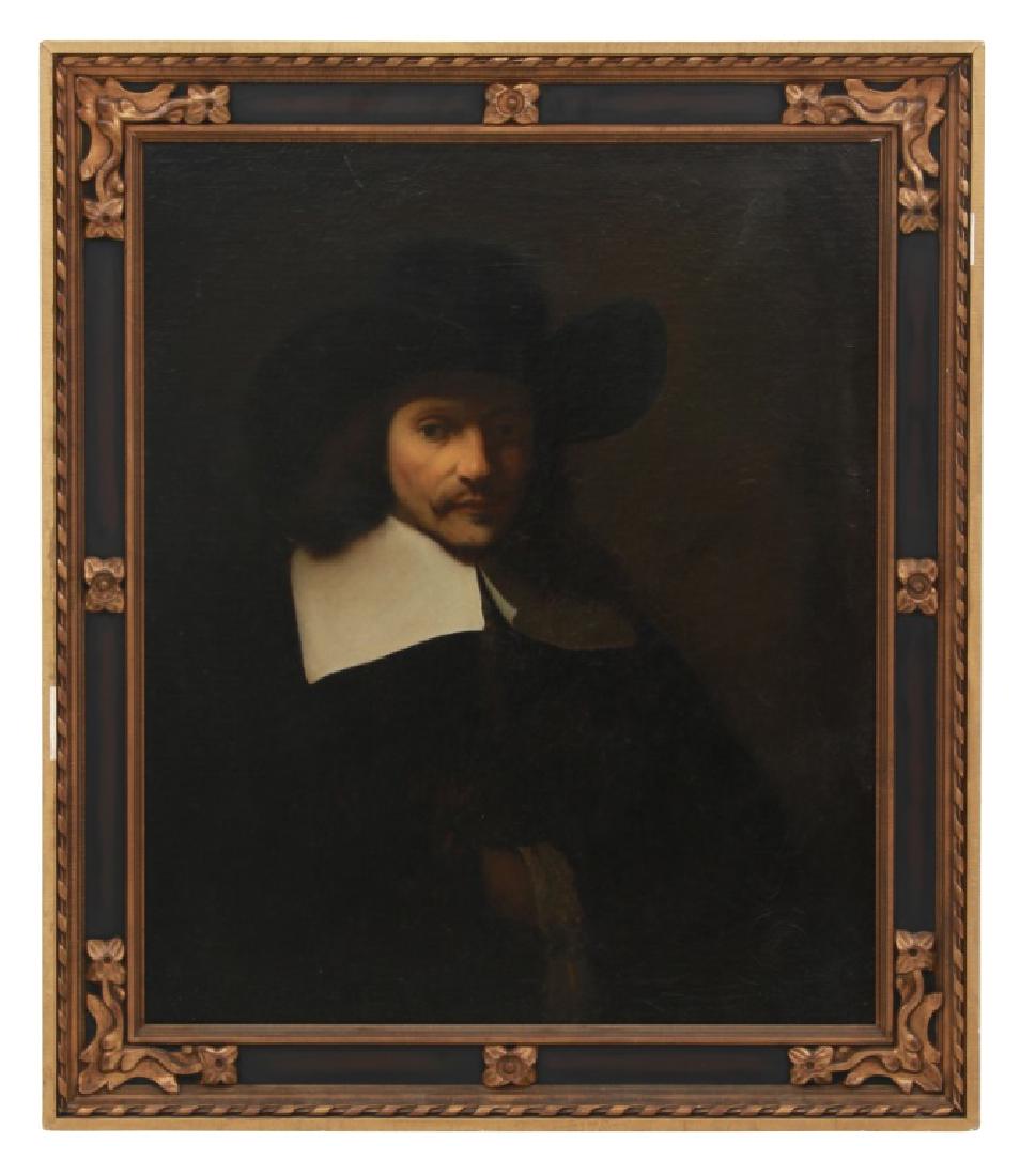 Hendrick Martensz O/C Portrait After Rembrandt (1 of 5)