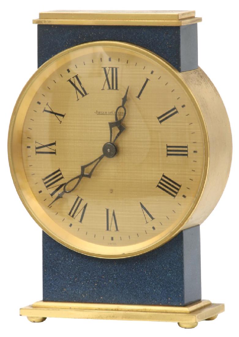 Jaeger LeCoultre Faux Lapis Desk Clock (1 of 10)