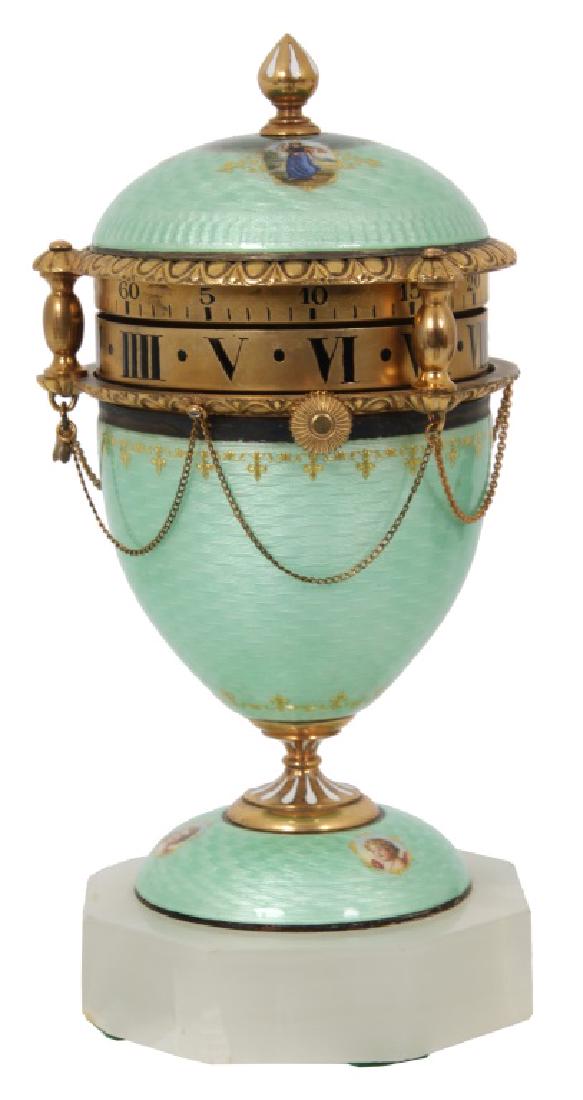 Hand Decorated & Guilloche Annular Dial Clock (1 of 10)