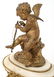French Figural Cupid Mantle Clock - 7