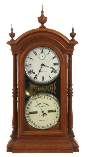 Southern Fashion Calendar Mantle Clock