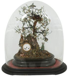 Large Musical Bird Automaton with Clock