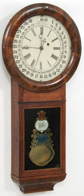 Gilbert Maranville Calendar Wall Regulator