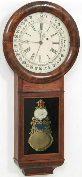 Gilbert Maranville Calendar Wall Regulator
