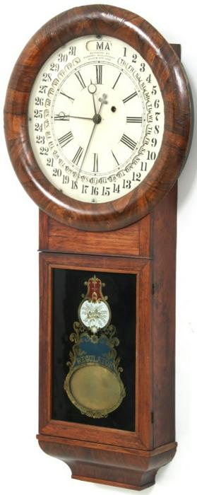 Gilbert Maranville Calendar Wall Regulator