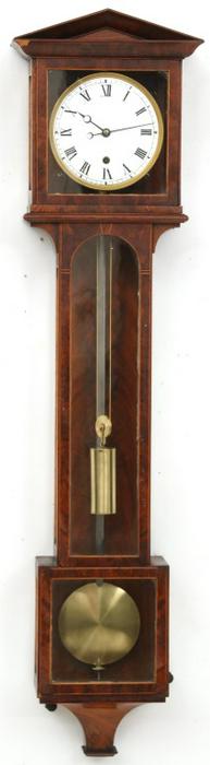Miniature Biedermeier Laterndluhr Wall Regulator