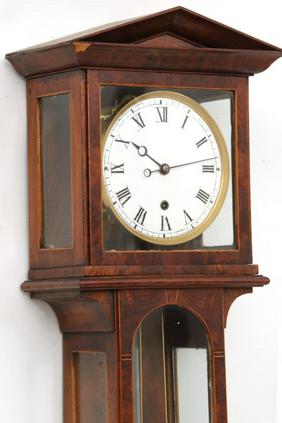 Miniature Biedermeier Laterndluhr Wall Regulator
