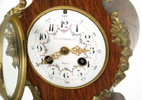 Oak Miniature Grandfather Mantle Clock