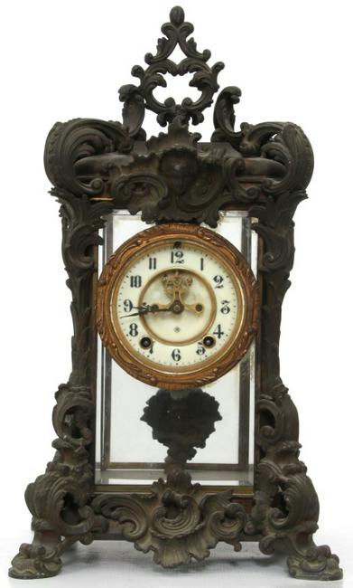 Ansonia Apex Crystal Regulator Clock
