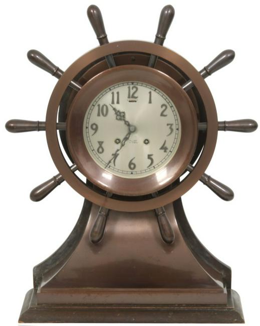 The Mariner Bronze Yacht Wheel Ship’s Bell Clock Price Guide
