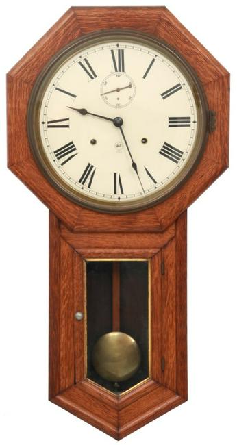 Oak Seth Thomas “World” 30 Day Regulator