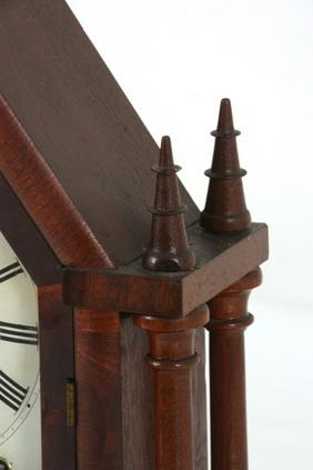 Brewster & Ingrahams Gothic Steeple Mantle Clock