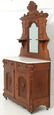 Victorian Walnut Marble Top Sideboard - 15