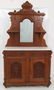 Victorian Walnut Marble Top Sideboard - 3
