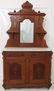 Victorian Walnut Marble Top Sideboard - 4