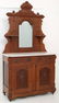 Victorian Walnut Marble Top Sideboard - 5